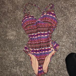 One piece bathing suit